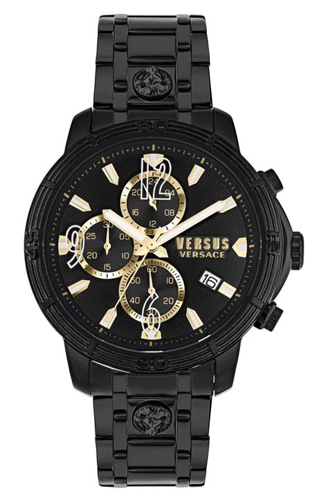 versus versace bicocca 46mm|VERSUS Versace Bicocca Chronograph Bracelet .